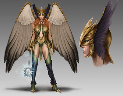 Hawkgirl Concept Art