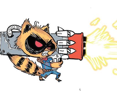 Project thumbnail - Guardian of The Galaxy Rocket & Groot