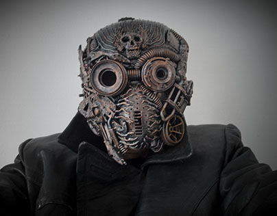 steampunk techno phantom mascarade mask