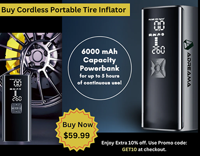 Buy Cordless Portable Tire Inflator