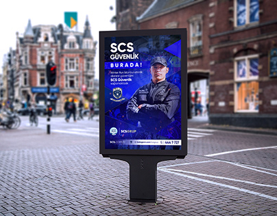 SCS Güvenlik Poster Design