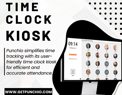 Employee Time Clock Kiosk with Punchio