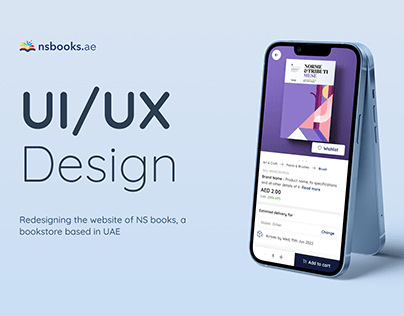 UI/UX - Website Re-design - NS Books