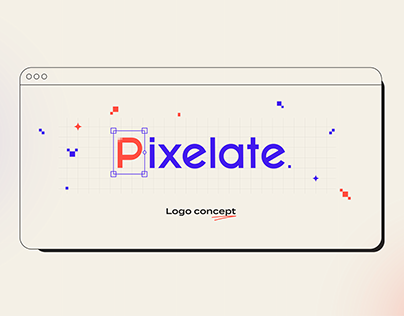 Logo design | Pixelate (concept)