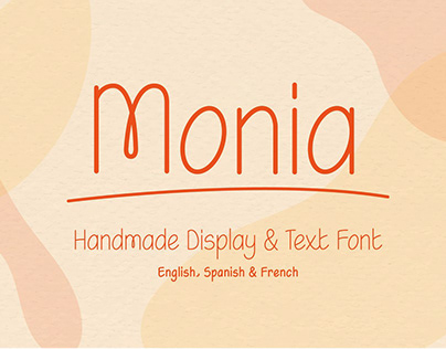 Monia - Handmade Display & Text Font