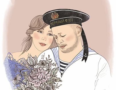 WEDDING PORTRAIT FOR MARINA & VICTOR
