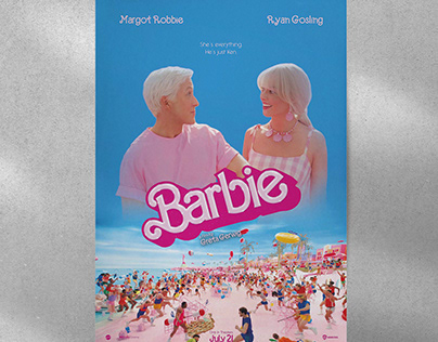 Poster work for "Barbie"