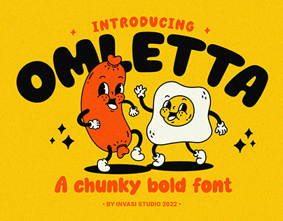 Omletta - A Chunky Bold Font