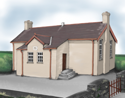 Illustration of Dorsey School House