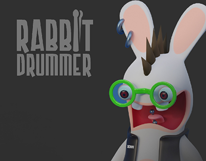 Rabbit Drummer (3D)