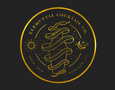 Elemental Cocktail Co. : Logo Design