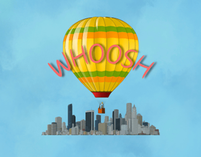 Whoosh Hot Air Balloon Logo