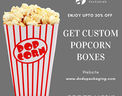 Order Custom Popcorn Boxes Wholesale | Food Packaging