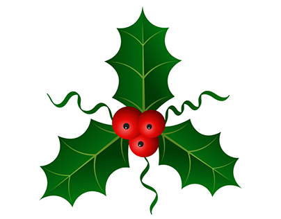Christmas Holi Ilex leaf