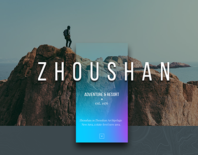 Web design for ZHOUSHAN