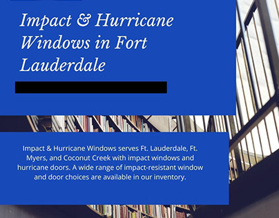 Impact & Hurricane Windows in Fort Lauderdale