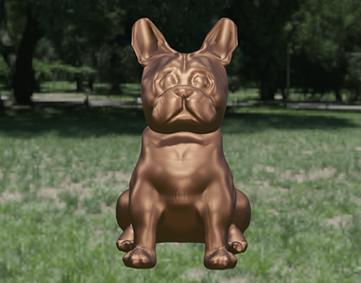 Franse bulldog - Blender