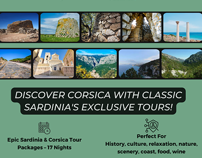 Discover Corsica with Classic Sardinia's luxury Tours!