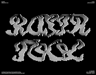 RASTR → Typography Art Web Tool