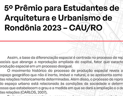 TCC Premiado - CAU 2023