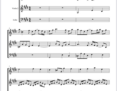 Trio sonata composed by me