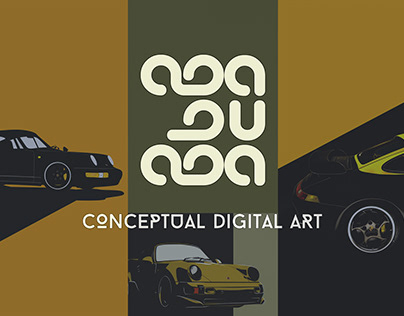 Porsche Illustrations Inspired by Gary Hume