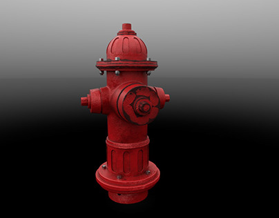 3D Modeling and Texturing Practice: Fire Hydrant