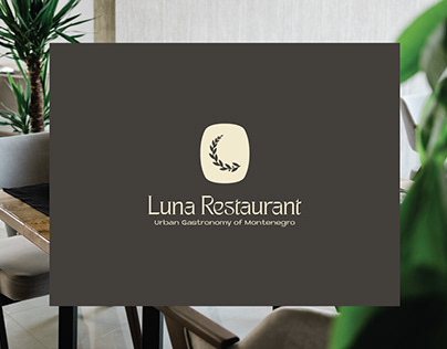 LUNA Restaurant Montenegro (Branding)