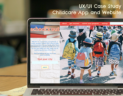 Childcare App/Website - UX/UI Case Study