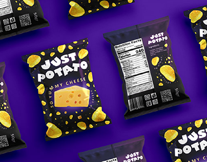 JUST POTATOS | Snack Packaging Design