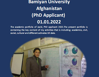 Portfolio of Javid Ali, PhD applicant 2022