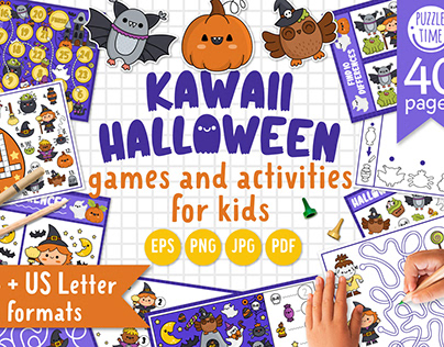 Kawaii Halloween games and activities for kids