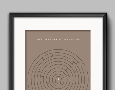 Poster minimalista - El origen (Inception)