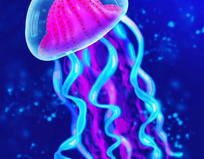 Cosmic jellyfish