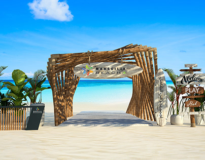 Marselia Beach decoration (approved)