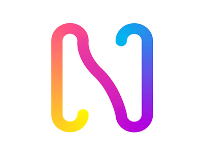 Logo - colorful gradient - Illustrator logo design