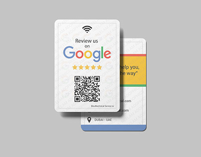 Google Review Card Design PSD Free