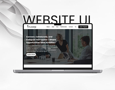 Website UI - In.corp(Employment Social Media Website)