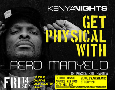 Kenya Nights - Get Physical with Aero Manyelo