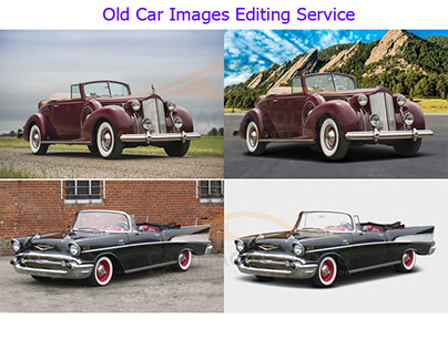 Old Car Images Editing Service