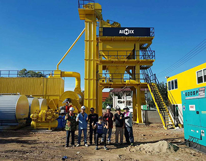 The Working Principle Of The Asphalt Mixing Plant
