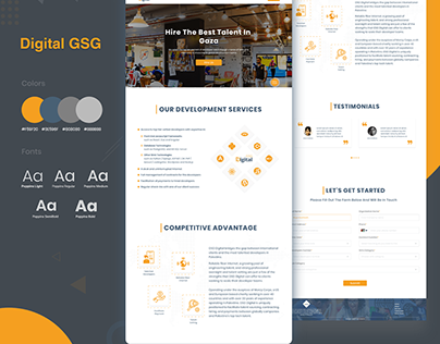 GSG Digital Landing Page