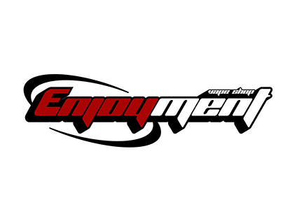 "ENJOYMENT Vape shop" logo design