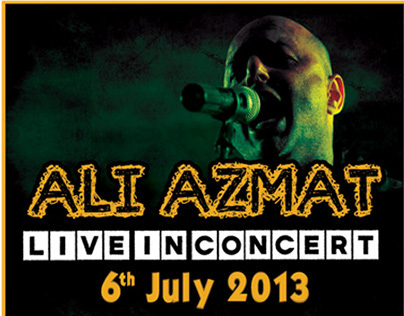 Ali Azmat Live In Concert Artworks