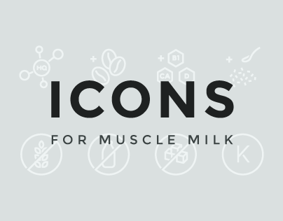 Icons for Muscle Milk