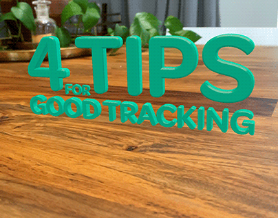 Four Tips for Good Tracking in Adobe Aero