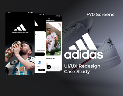 UI/UX Redesign Case Study For Adidas