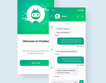 Bona Chatbot UI Design Template
