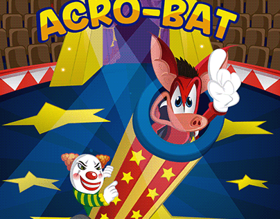 Portada de videojuego_Aero the acro_bat