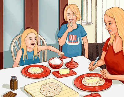 Real Norwegians Eat Lefse | Children's Book